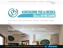 Tablet Screenshot of depressione-ansia.it